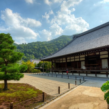Le Temple Tenryū-ji en Été Le Temple Tenryū-ji en Été