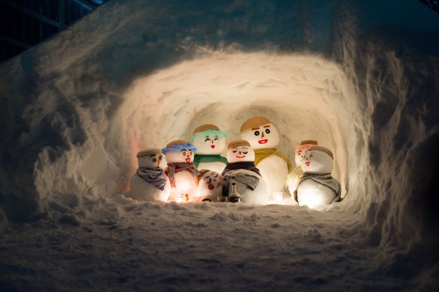 Yukidaruma : Le festival des bonhommes de neige