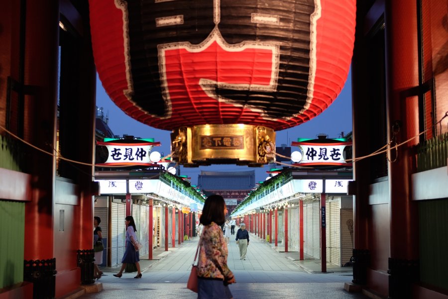 Le Sensō-ji de Nuit