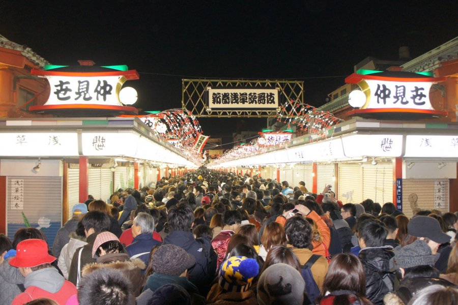 Hatsumôde à Asakusa