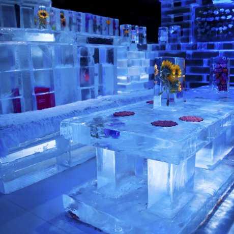 Le bar de glace de Huis Ten Bosch Le bar de glace de Huis Ten Bosch